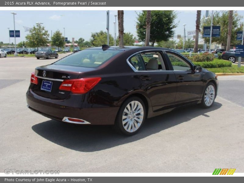 Pomegranate Pearl / Seacoast 2015 Acura RLX Advance