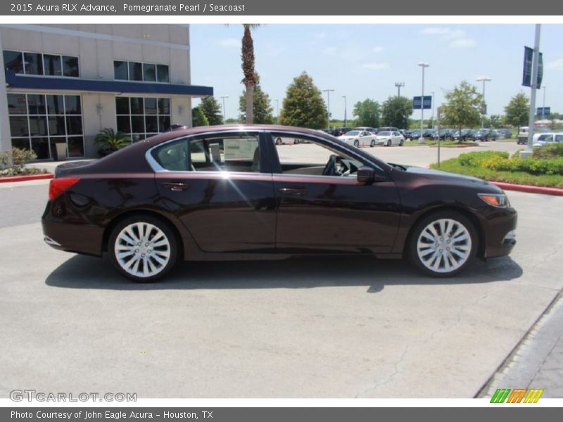 Pomegranate Pearl / Seacoast 2015 Acura RLX Advance