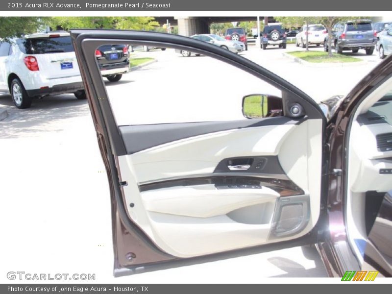 Pomegranate Pearl / Seacoast 2015 Acura RLX Advance