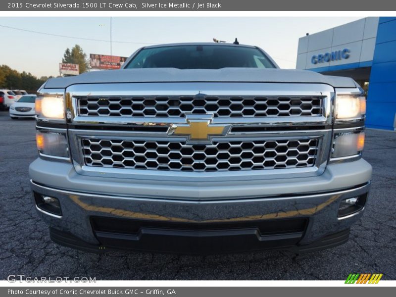 Silver Ice Metallic / Jet Black 2015 Chevrolet Silverado 1500 LT Crew Cab
