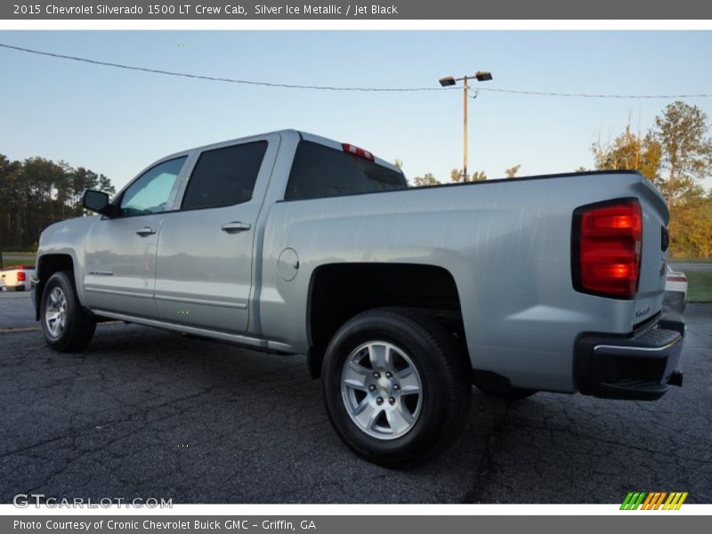 Silver Ice Metallic / Jet Black 2015 Chevrolet Silverado 1500 LT Crew Cab