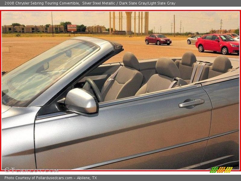 Silver Steel Metallic / Dark Slate Gray/Light Slate Gray 2008 Chrysler Sebring Touring Convertible