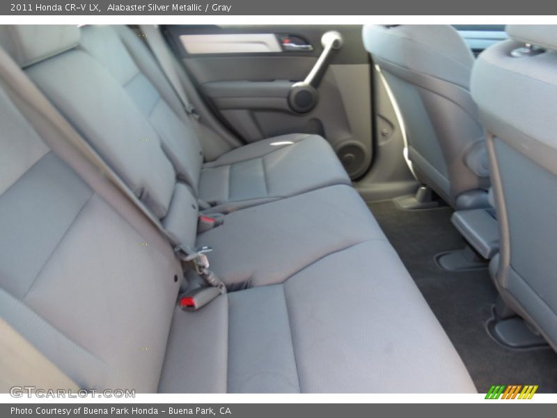 Alabaster Silver Metallic / Gray 2011 Honda CR-V LX