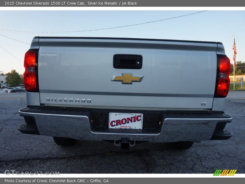 Silver Ice Metallic / Jet Black 2015 Chevrolet Silverado 1500 LT Crew Cab