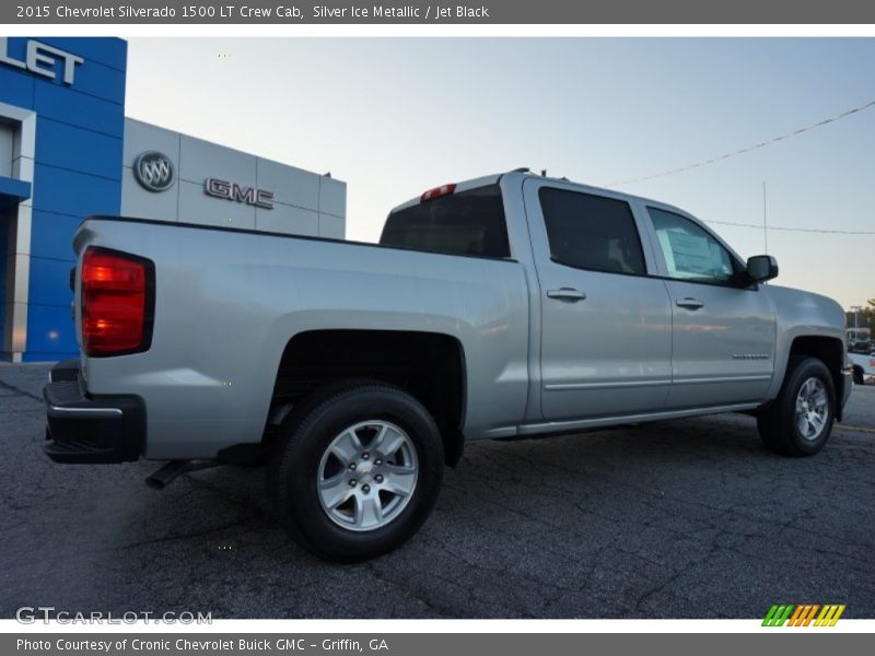 Silver Ice Metallic / Jet Black 2015 Chevrolet Silverado 1500 LT Crew Cab