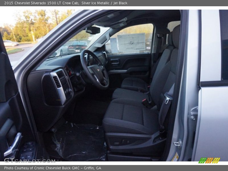 Silver Ice Metallic / Jet Black 2015 Chevrolet Silverado 1500 LT Crew Cab