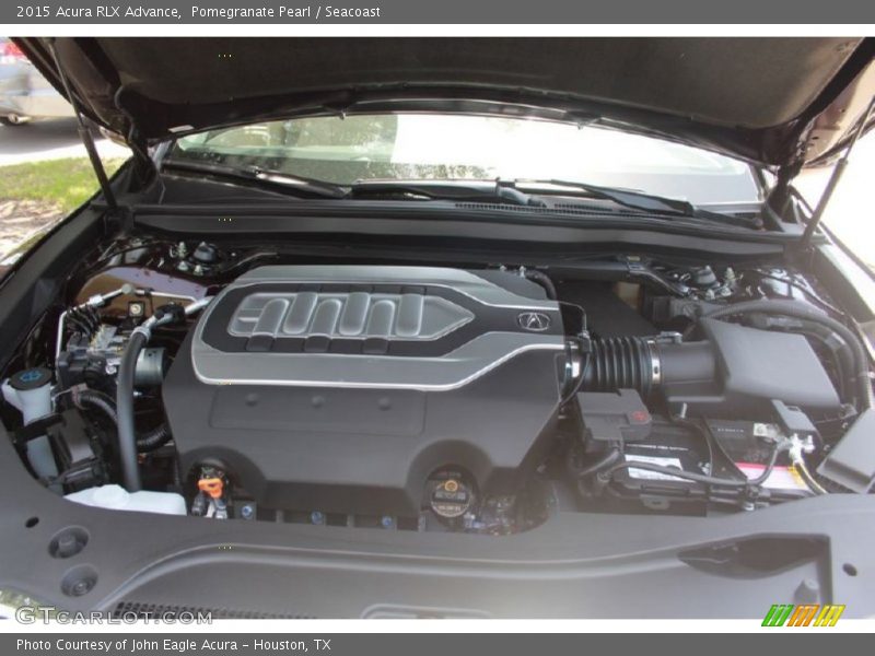 Pomegranate Pearl / Seacoast 2015 Acura RLX Advance