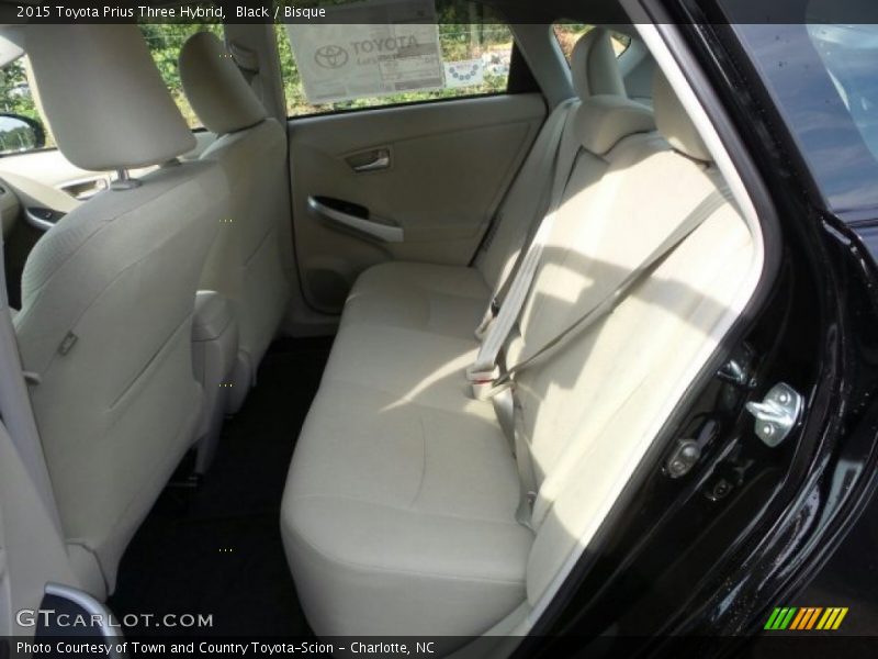 Rear Seat of 2015 Prius Three Hybrid