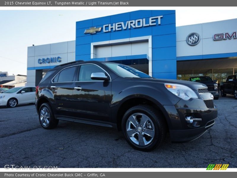 Tungsten Metallic / Light Titanium/Jet Black 2015 Chevrolet Equinox LT