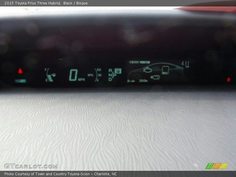 Black / Bisque 2015 Toyota Prius Three Hybrid