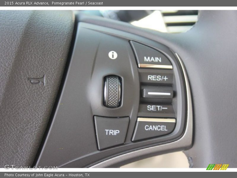 Pomegranate Pearl / Seacoast 2015 Acura RLX Advance