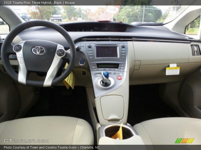 Dashboard of 2015 Prius Three Hybrid