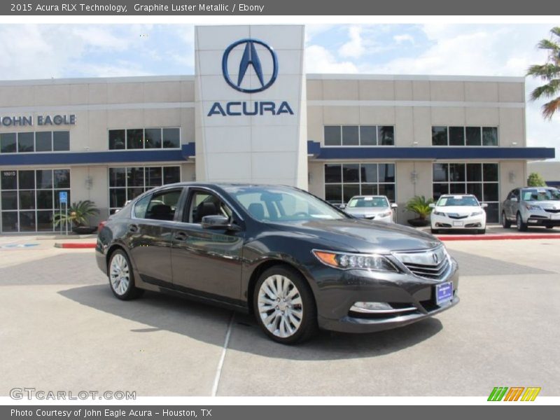 Graphite Luster Metallic / Ebony 2015 Acura RLX Technology