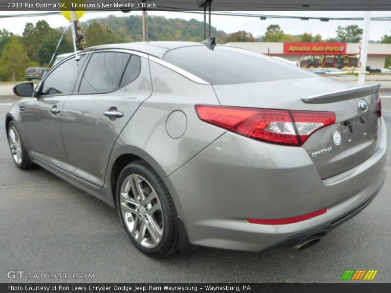 Titanium Silver Metallic / Black 2013 Kia Optima SX