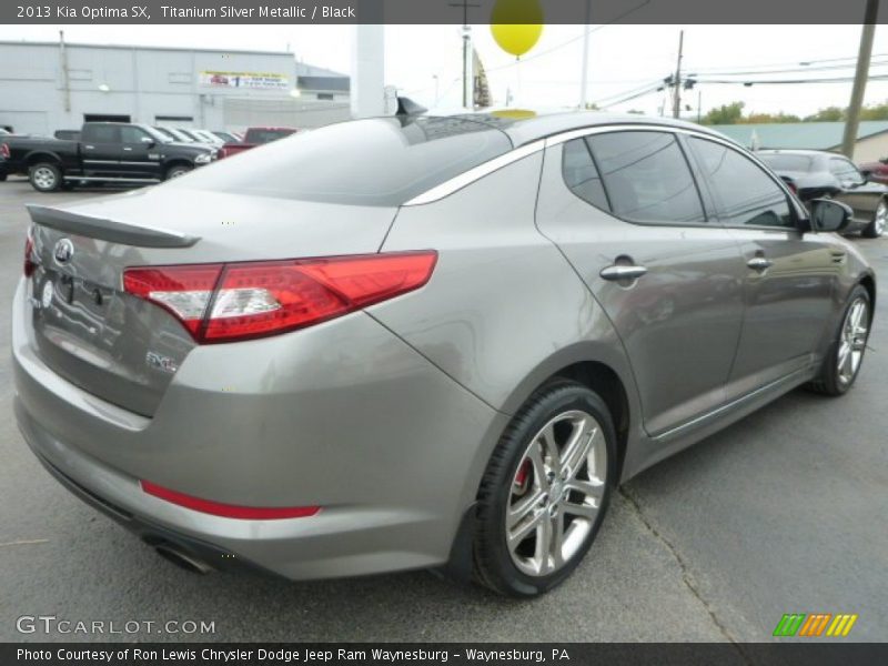 Titanium Silver Metallic / Black 2013 Kia Optima SX