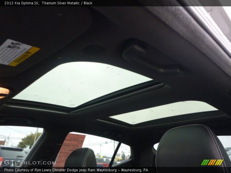 Titanium Silver Metallic / Black 2013 Kia Optima SX
