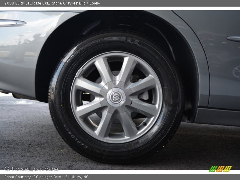 Stone Gray Metallic / Ebony 2008 Buick LaCrosse CXL