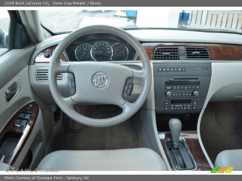 Stone Gray Metallic / Ebony 2008 Buick LaCrosse CXL