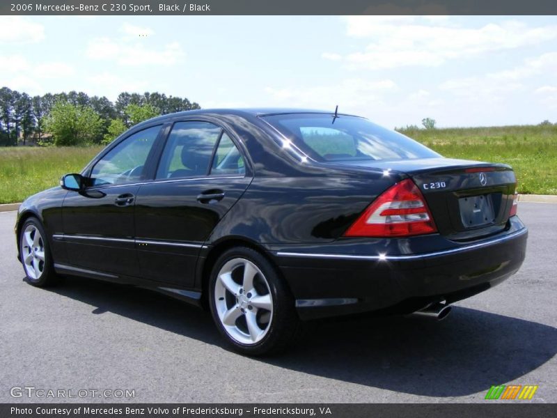 Black / Black 2006 Mercedes-Benz C 230 Sport
