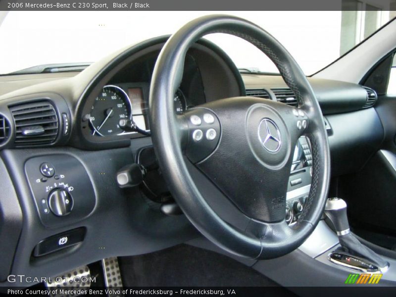 Black / Black 2006 Mercedes-Benz C 230 Sport