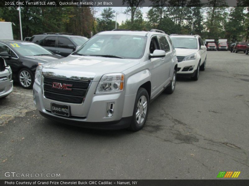 Quicksilver Metallic / Jet Black 2015 GMC Terrain SLE AWD