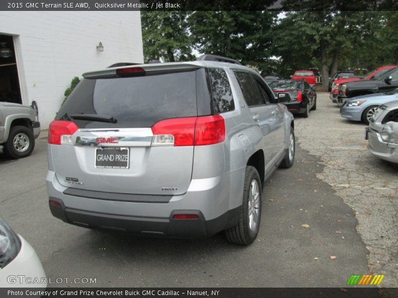 Quicksilver Metallic / Jet Black 2015 GMC Terrain SLE AWD