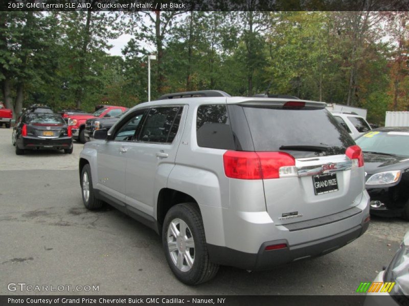 Quicksilver Metallic / Jet Black 2015 GMC Terrain SLE AWD