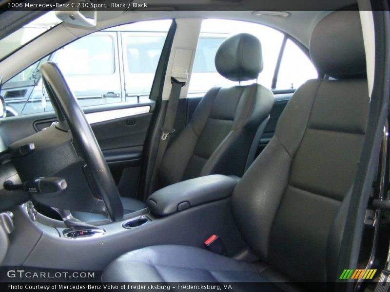 Black / Black 2006 Mercedes-Benz C 230 Sport