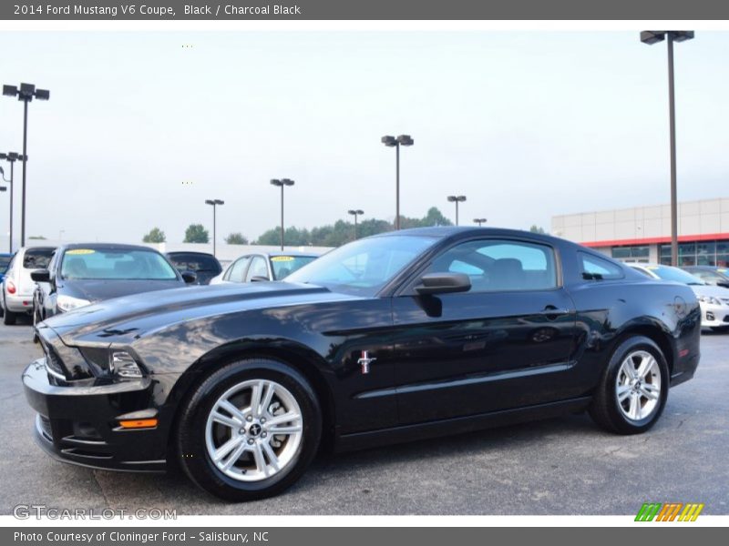 Black / Charcoal Black 2014 Ford Mustang V6 Coupe
