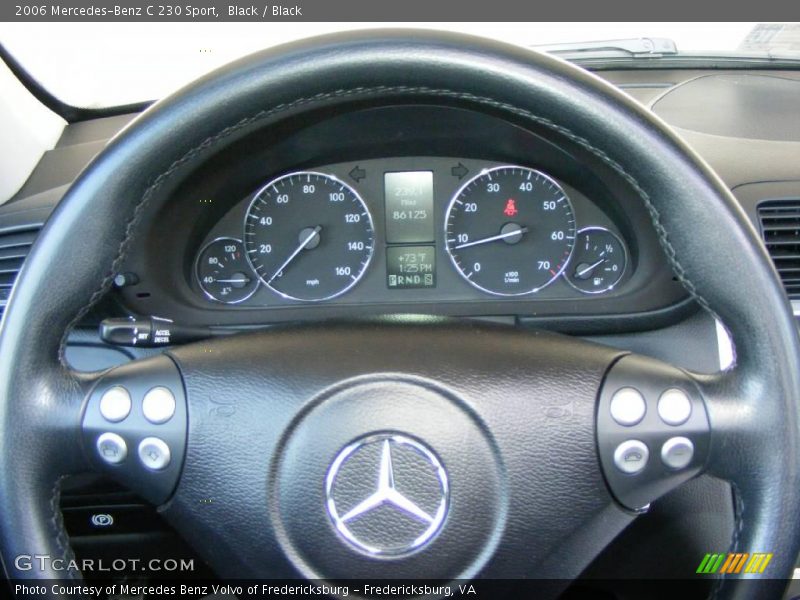 Black / Black 2006 Mercedes-Benz C 230 Sport