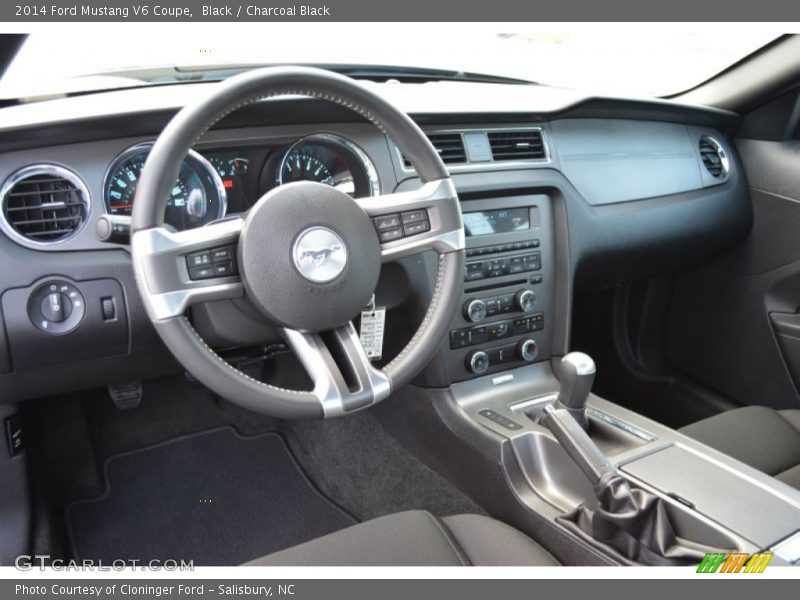 Black / Charcoal Black 2014 Ford Mustang V6 Coupe