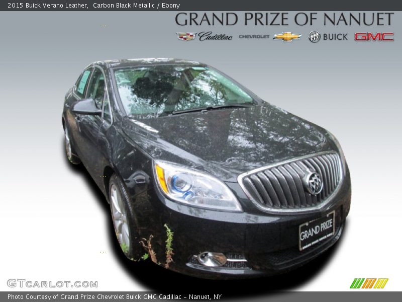 Carbon Black Metallic / Ebony 2015 Buick Verano Leather