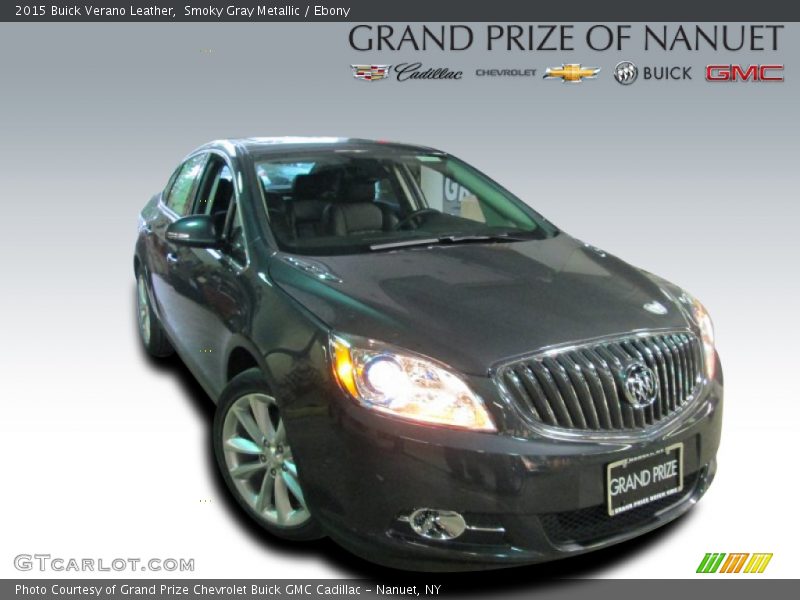 Smoky Gray Metallic / Ebony 2015 Buick Verano Leather