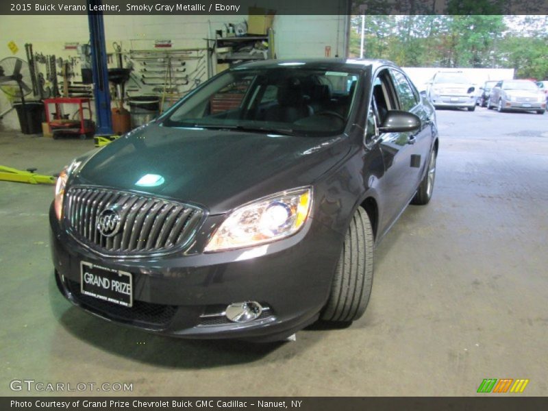Smoky Gray Metallic / Ebony 2015 Buick Verano Leather