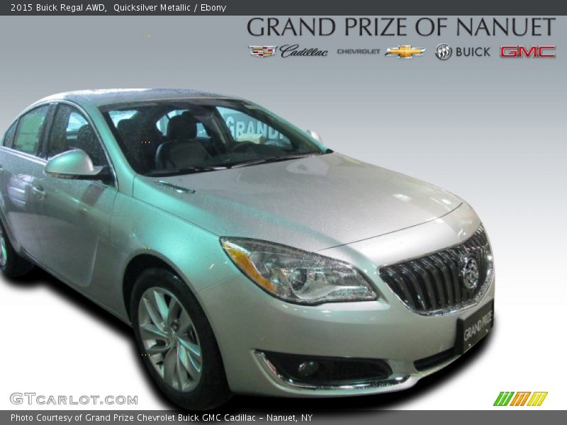 Quicksilver Metallic / Ebony 2015 Buick Regal AWD