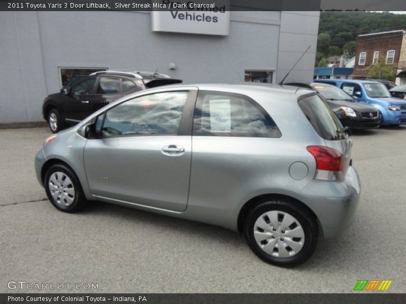 Silver Streak Mica / Dark Charcoal 2011 Toyota Yaris 3 Door Liftback