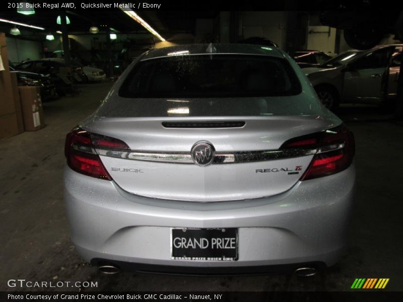 Quicksilver Metallic / Ebony 2015 Buick Regal AWD