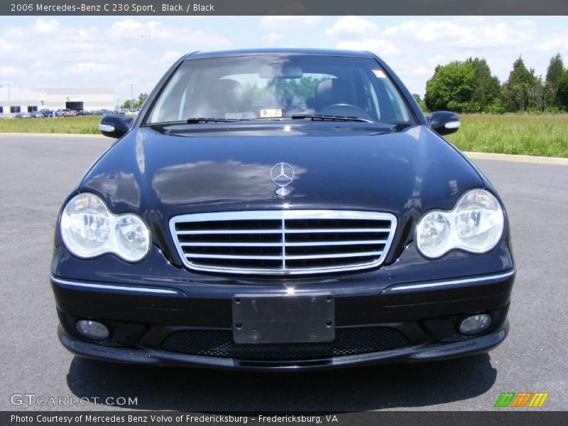 Black / Black 2006 Mercedes-Benz C 230 Sport