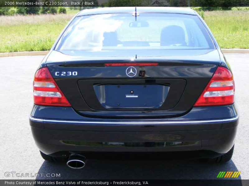 Black / Black 2006 Mercedes-Benz C 230 Sport
