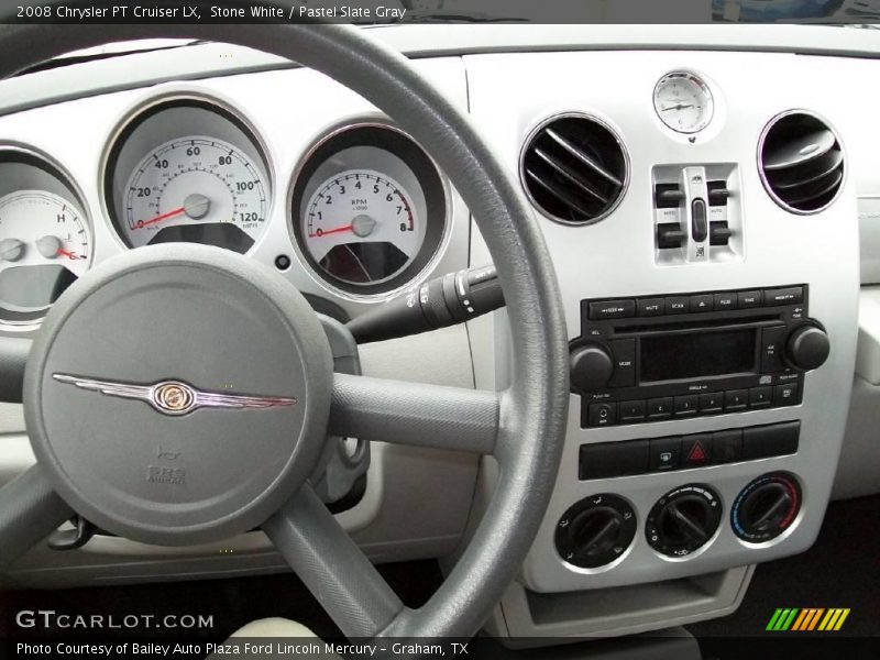 Stone White / Pastel Slate Gray 2008 Chrysler PT Cruiser LX