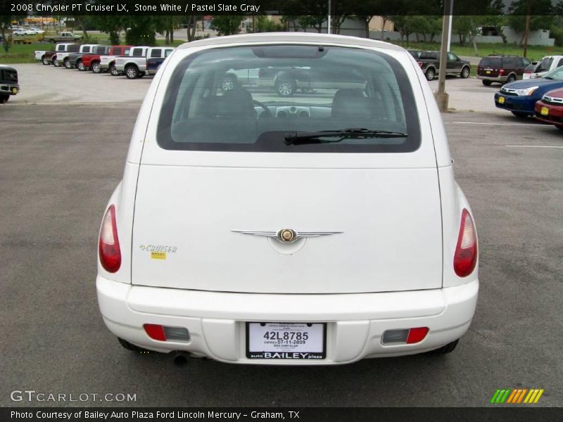 Stone White / Pastel Slate Gray 2008 Chrysler PT Cruiser LX