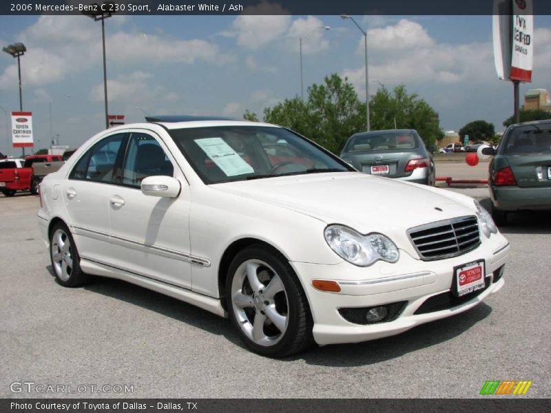 Alabaster White / Ash 2006 Mercedes-Benz C 230 Sport