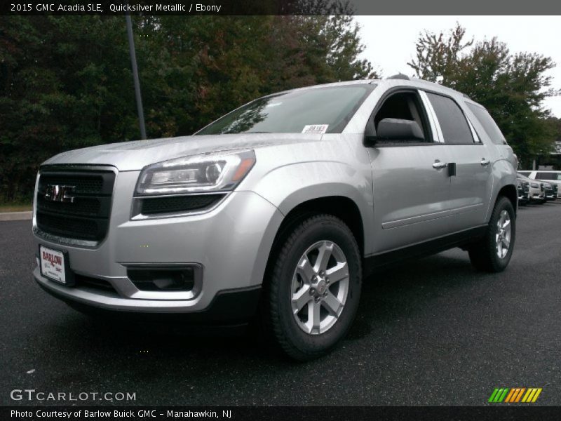 Quicksilver Metallic / Ebony 2015 GMC Acadia SLE