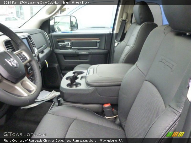 Front Seat of 2014 1500 Laramie Crew Cab 4x4