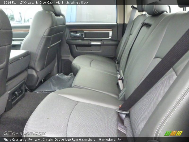 Rear Seat of 2014 1500 Laramie Crew Cab 4x4