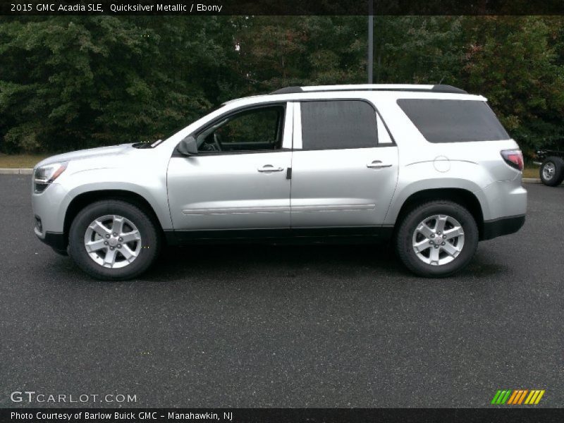Quicksilver Metallic / Ebony 2015 GMC Acadia SLE