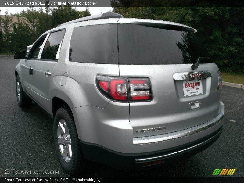 Quicksilver Metallic / Ebony 2015 GMC Acadia SLE