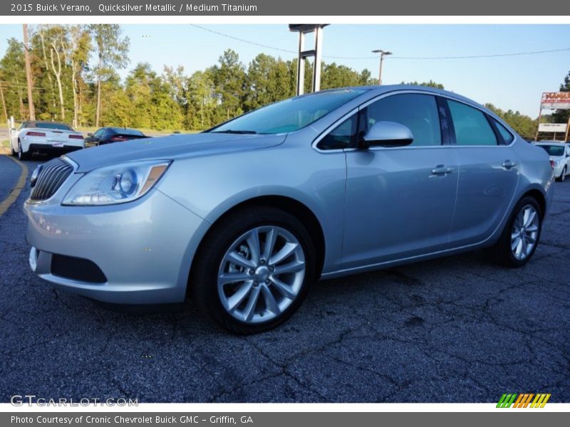 Quicksilver Metallic / Medium Titanium 2015 Buick Verano