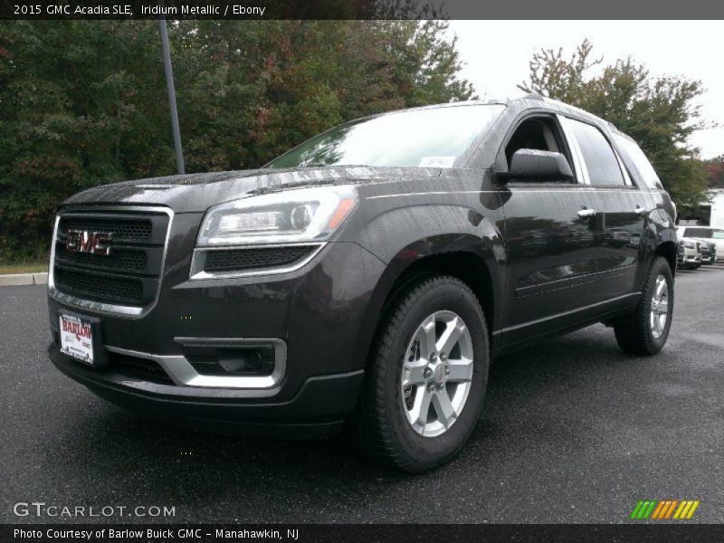 Iridium Metallic / Ebony 2015 GMC Acadia SLE