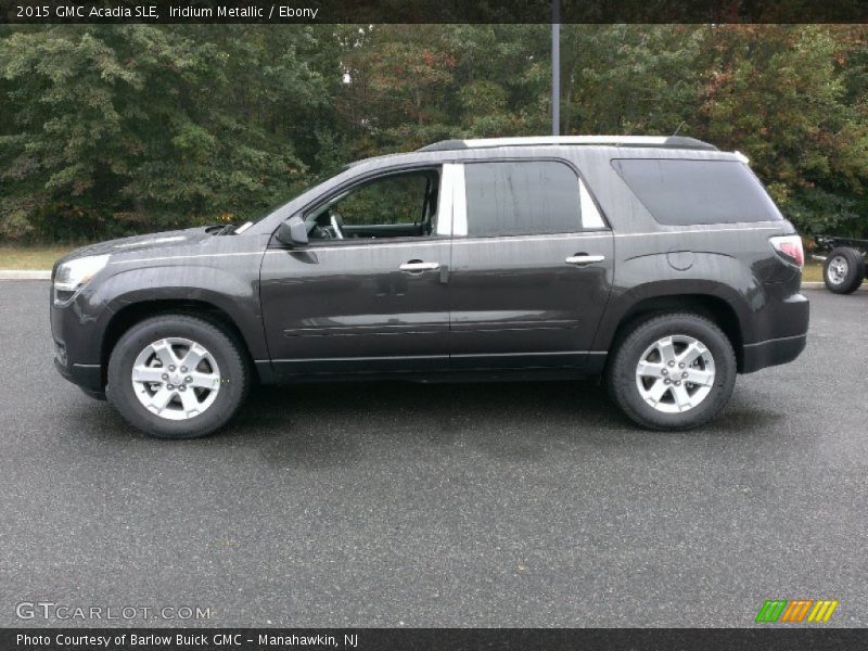 Iridium Metallic / Ebony 2015 GMC Acadia SLE